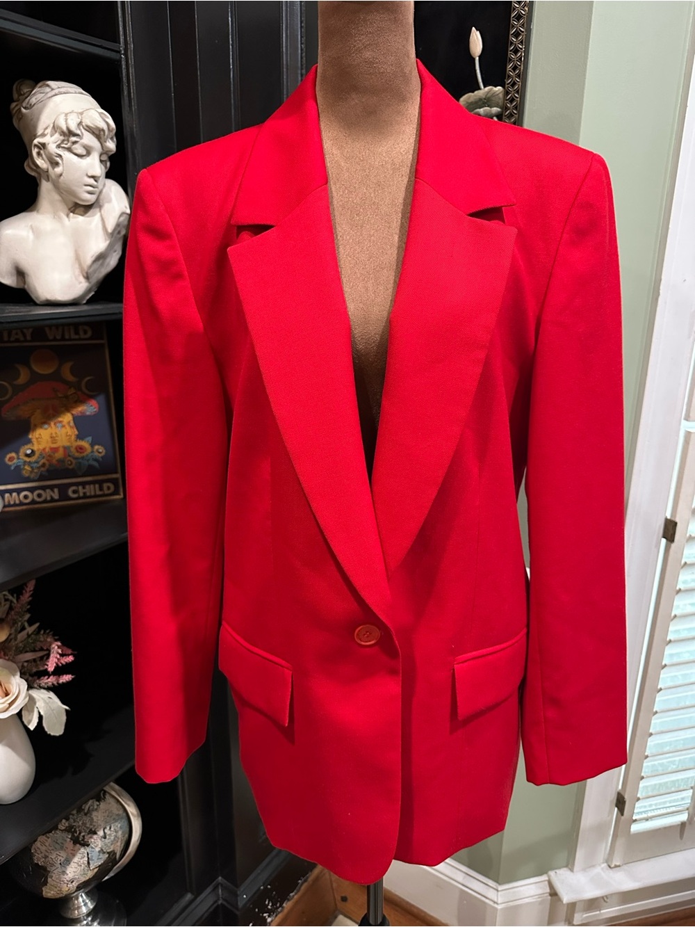 Pendleton Red 100% Virgin Wool Blazer – Size 8